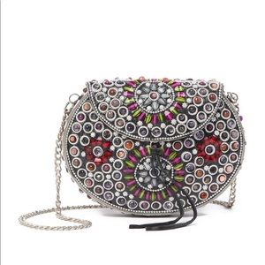 Sam Edelman glass beaded iron metal embellished